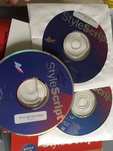 Stylescript style script software Mac OS Adobe Postscript Inkjet Vintage CDs - Picture 6 of 7