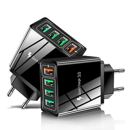 4 Multi Port Fast Quick Charge QC3.0 USB Hub Mains Wall Charger Adapter UK Plug - Picture 11 of 15