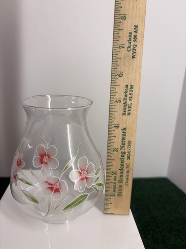 Lamp Chimney/ Light Globe- 5” Tall Floral Print - Picture 9 of 10