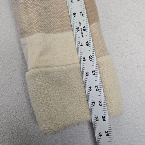 Abrigo Pendleton con capucha cremallera frontal palanca para mujer S lana a cuadros búfalo piel de oveja - Imagen 10 de 13