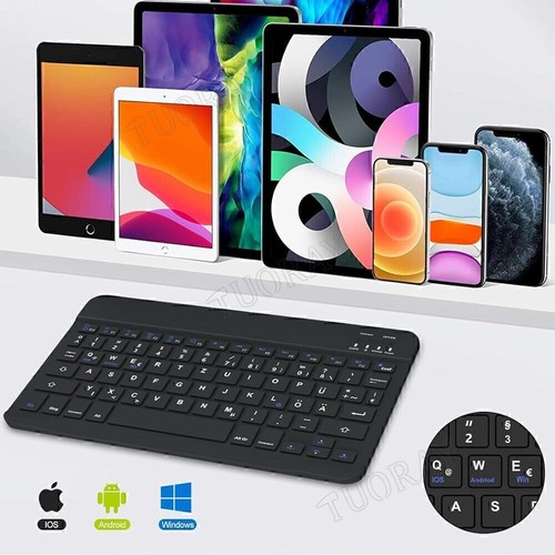 QWERTZ Tastatur mit Schutz Hülle für Samsung Galaxy Tab S10 Lite 10.9 Zoll 2025 - Bild 34 von 142