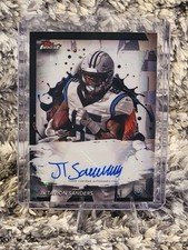 2024 Topps Finest Rookie Ja'Tavion Sanders #RFA-JS Auto RC