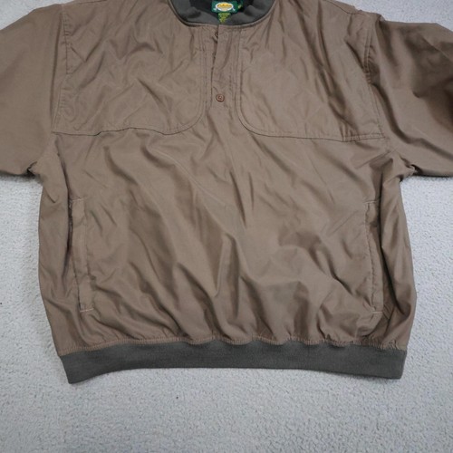 Cabelas Jacke Herren 2XL Braun Nylon Stepp Pullover Outdoor Jagd Nilo Freizeit - Bild 5 von 16