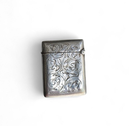 Boite allumettes / pyrogène en argent anglais Safe Box - 第 2/8 張圖片