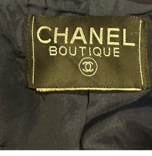 Chaqueta de lana Chanel 42 vintage - Imagen 3 de 5
