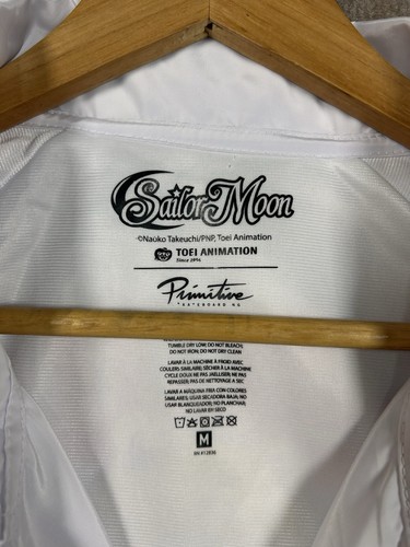 Sailor Moon - Sailor Moon x Primitive Guardian White Windbreaker Jacket Size Med - Bild 6 von 14
