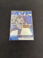 JUSTIN JEFFERSON 68/99 BLUE MVP 2024 PANINI CONTENDERS OPTIC FOOTBALL