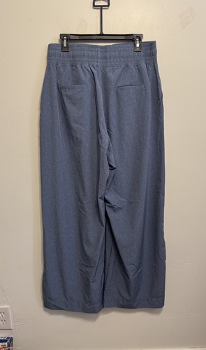 ALBION FIT Audrey Wide Leg Hose Blau High Rise Nylon Gr. XXL - Bild 7 von 10