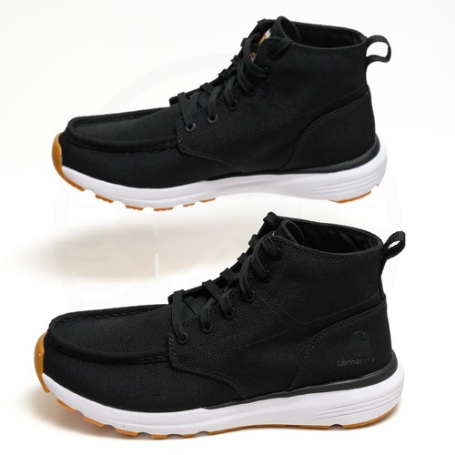 Carhartt Haslett Boots Women's US 9 Black Canvas Moc Toe Chukka Shoes FS4071-W - Picture 2 of 11