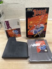 NES Joust 1988 CIB Box & Manual NINTENDO w Protective Case Tested Original 🔥