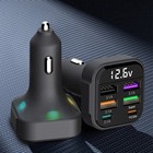 Chargeur Voiture 6 Ports USB 48W PD 30W Charge Rapide Compatible avec Pour QC 3