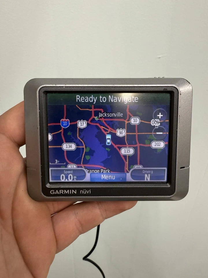 Garmin Nuvi 200  4.5” Touchscreen GPS Navigation w/ Car Charger & Mount Bundle - Image 3 of 4