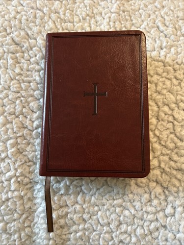 Bible NKJV Large Print Compact LeatherTouch Reference Bible Holman