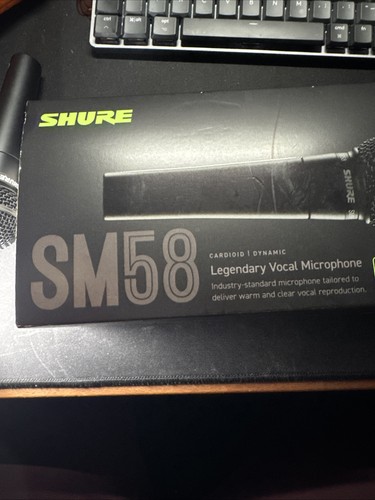 Shure SM 58 Special Black Edition Mikrofon, 10m XLR Kabel, Schwarz - Bild 3 von 4