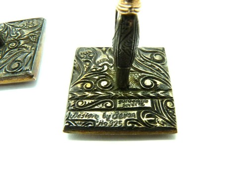 Unikat Designer SEVAN BICAKCI   Manschettenknöpfe 925 14K Gold  Silber - Bild 4 von 8