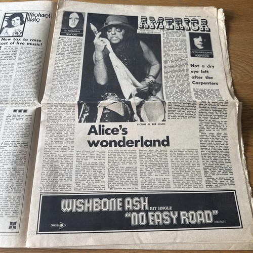 Disc Newspaper - August 26th 1972 - Free Uk Tour Dates Front Cover - Picture 5 of 12