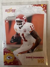 2010 Score #142 Chris Chambers Kansas City Chiefs Football Card