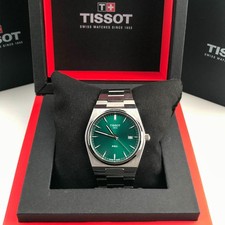 Tissot PRX Quartz Green Dial 40mm Stainless Steel Men's Watch T137.410.11.091.00