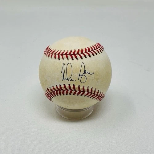 Nolan Ryan Autographed Signed Texas Rangers OAL Baseball JSA COA