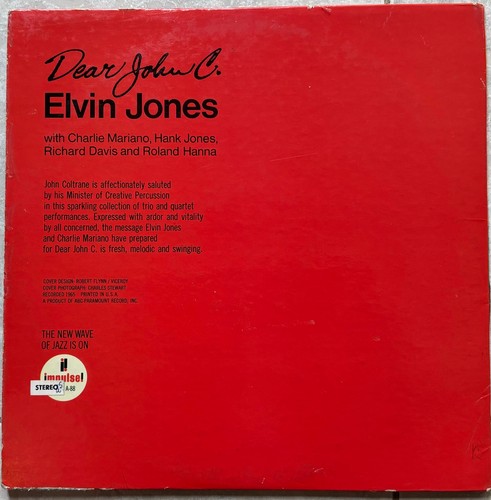 Elvin Jones - Dear John C. - 1965 - Impulse! Records - Vinyl LP Gatefold - RARE - Picture 2 of 5