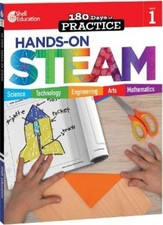 Kristi Sturgeon 180 Days: Hands-On STEAM: Grade 1 (Paperback)