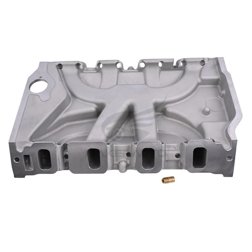 R1148 For Ford FE 390 406 410 427 428 1500-6500 Satin Intake Manifold Dual Plane - Image 3 of 4