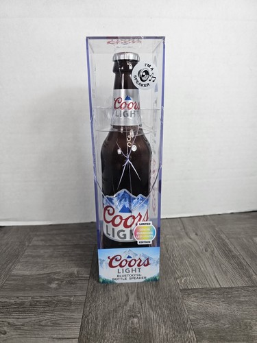  Coors Light Bluetooth Lautsprecher Flasche - seltenes Sammlerstück - kostenloser Versand! Lesen