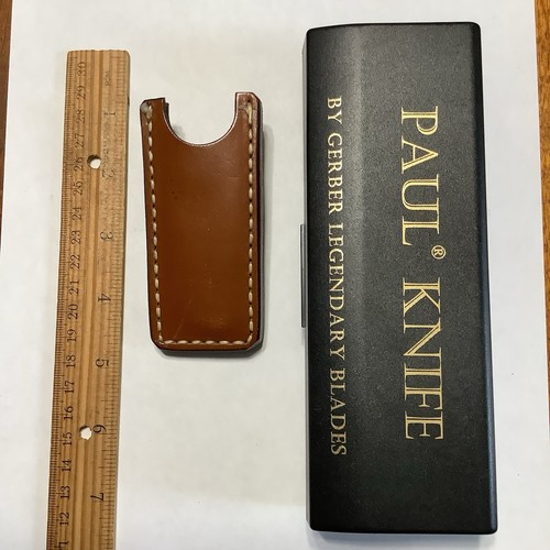 Paul Knife by Gerber Legendary Blades Series II Model 2 (B2) , Used With Sheath - Picture 11 of 11