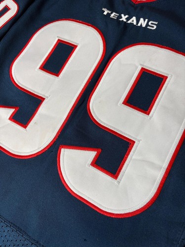 Nike NFL Houston Texans J.J. Watt 99 On Field Jersey M 2012 10th Anniversary - Picture 6 of 9