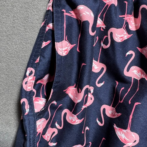 Old Navy Mens Small Swim Shorts Waist 30 Beach Pool Surf Flamingo Vacation - Picture 2 of 10