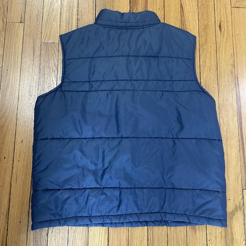 Vintage Swingster Vest Mens Large Blue Quilted Puffer Sleeveless Outdoor 80s USA - Picture 7 of 8