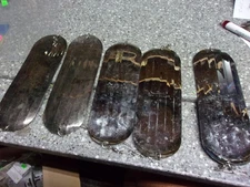 B596 fishing trolling salmon dodger flasher lot les davis size 0