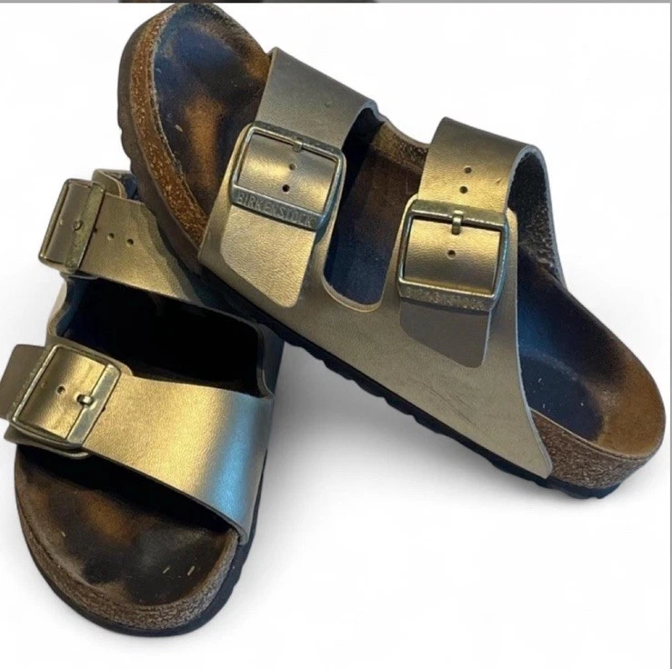 Birkenstock Gold Sandals for Women for sale | eBay