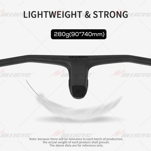 Tornillos de titanio para manillar MTB de cabina integrada de fibra de carbono de 740 mm -20 ° - Imagen 2 de 44