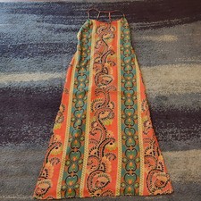 Harper Open Back Spaghetti Strap Boho Side Slit Maxi Dress Women's Medium