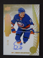 2022-23 Upper Deck Premier Rookies Gold Auto Simon Holmstrom #21/35 SSP!!