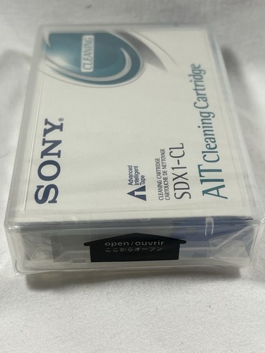 Cartouche de nettoyage Sony SDX1-CL AIT NEUVE scellée pour lecteurs de bande AIT-1/2/3 - Photo 5/5