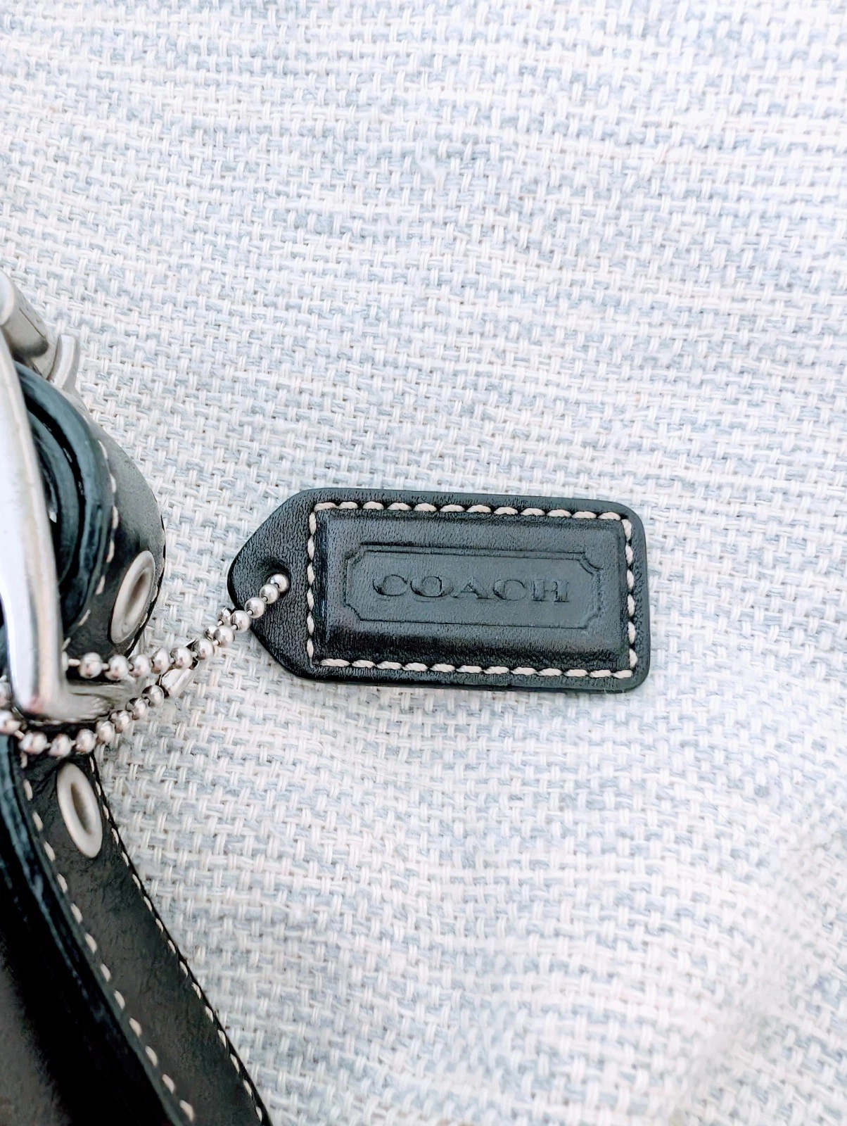 Borsa a tracolla tracolla Y2K COACH #9848 Legacy convertibile in pelle nera