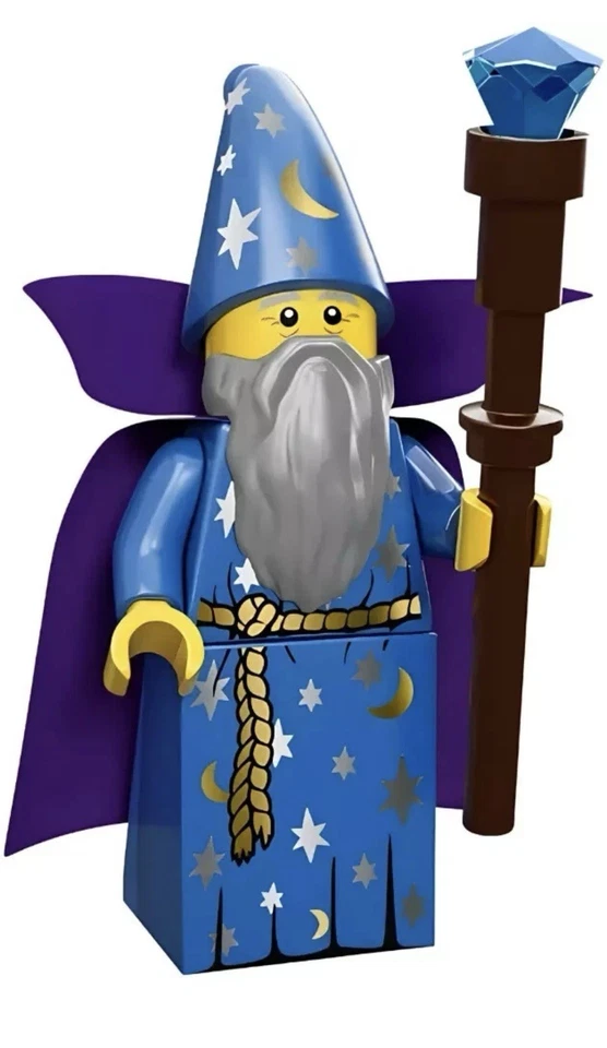 乐高系列 12 收藏迷你人偶 71007 - 巫师 - 全新未拆封 — 第 2/3 张图片