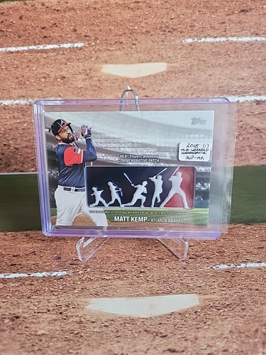 2018 Topps Series 1 Players Weekend Logo Patch Card Matt Kemp PWP-MK Braves - Picture 3 of 9