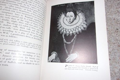 1937 HARD COVER "THE LACE BOOK" A HISTORY OF THE USE AND DESIGNS OF LACE - Picture 3 of 4
