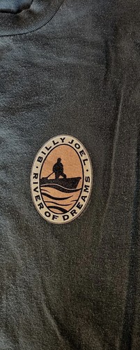 Vtg Billy Joel 1993 1994 Concert Tour T Shirt XL Green River Of Dreams USA - Picture 3 of 6