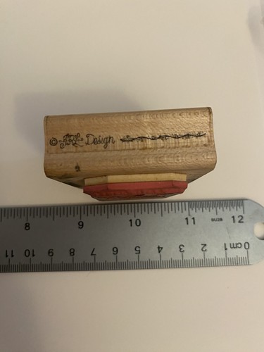 JRL Design RX Pill Bottle Wood Mounted Rubber Stamp RS24 - Picture 4 of 4
