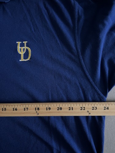 University of Delaware Men’s Large Blue Polo Shirt NWT Logo Front - Picture 6 of 12