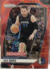 2024-25 Prizm Monopoly Luka Doncic Red Wave #49 Mavericks