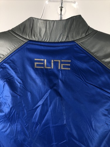 Nike Hombres Duke Blue Devils Chaleco de Juego con Cremallera Talla Pequeña Gris/Azul Real Nuevo con Etiquetas - Imagen 5 de 8