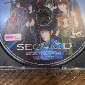 Vay (Sega CD) Disc Only . 1994 working Designs. 