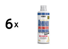 6 x Weider Amino Power Liquid (1000ml) Cranberry (41,66 EUR/L)