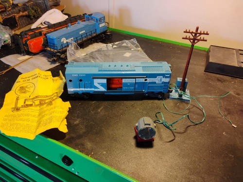 Lionel Postwar 3530 Operating Generator Car Search Light Instructions