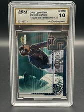 2001 Upper Deck Ichiro Suzuki #125 Tribute To 51 Milestone GEM MT 10